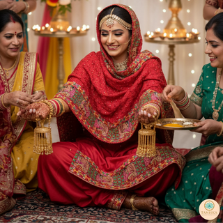 The Kudiyan Di Kala Phulkari Dupatta