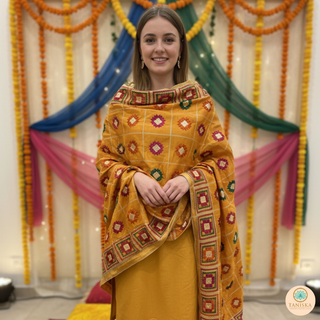 The Sparkle Phulkari Dupatta