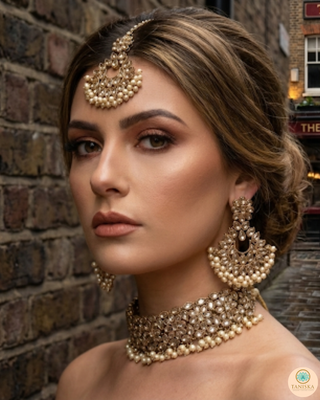 The Rajwada Heritage Chandbali Choker Set
