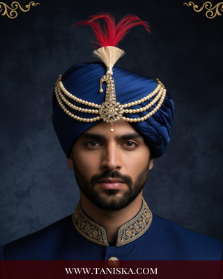 The Dynasty Sun-Drop | Handcrafted Kundan Kalgi