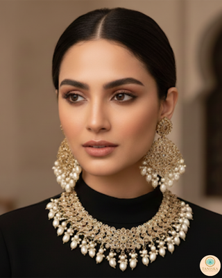 The Majestic Pearl-Cascade Gala Necklace Set