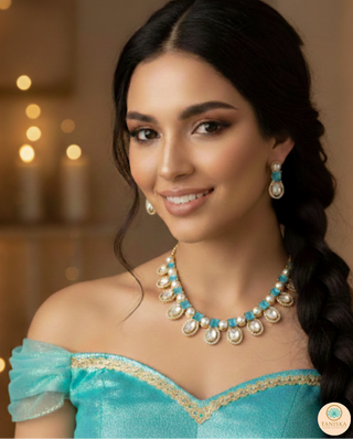 The Verra Necklace Set (Turquoise)