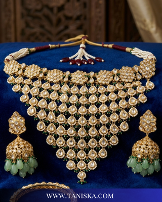 The Imperial Emerald & Kundan Bridal Set
