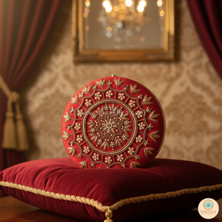The Ruby Mandala Clutch Bag