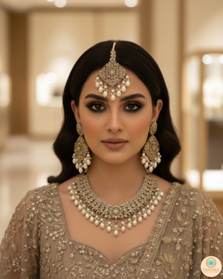 The Majestic Pearl-Cascade Gala Necklace Set