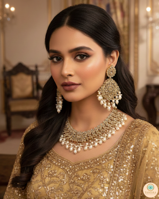 The Majestic Pearl-Cascade Gala Necklace Set