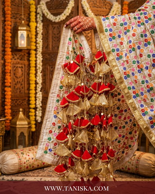 The Ivory Garden Heritage Bridal Chunnii