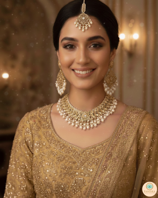 The Majestic Pearl-Cascade Gala Necklace Set
