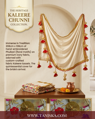The Ivory Garden Heritage Bridal Chunnii