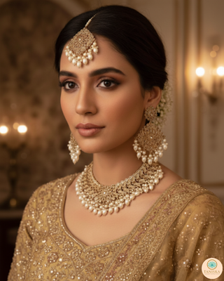 The Majestic Pearl-Cascade Gala Necklace Set
