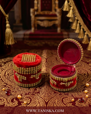 The Imperial Crimson Sindoor Box