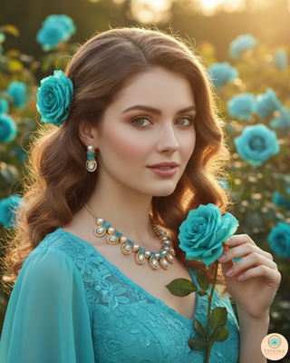 The Verra Necklace Set (Turquoise)