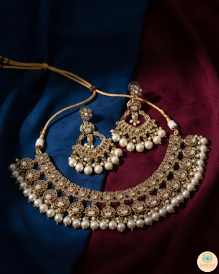 The Royal Pearl-Droplet Necklace Set