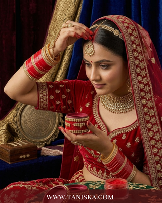 The Imperial Crimson Sindoor Box