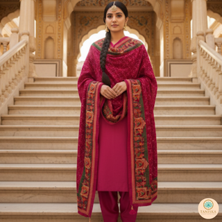 The Dholi Baarat Phulkari Dupatta