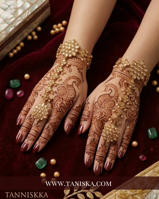 The Mughal Blossom Bridal Haathphool