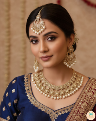 The Royal Pearl-Droplet Necklace Set