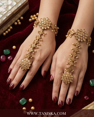 The Mughal Blossom Bridal Haathphool