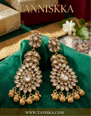 Majestic Floral Drop Earrings