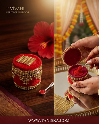 The Imperial Crimson Sindoor Box