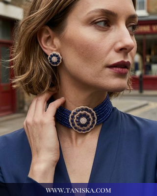 The Kensington Sapphire Choker Set