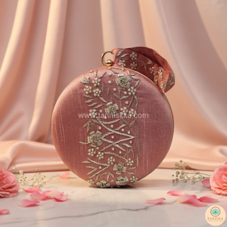 The Dusky Rose Bloom Clutch Bag