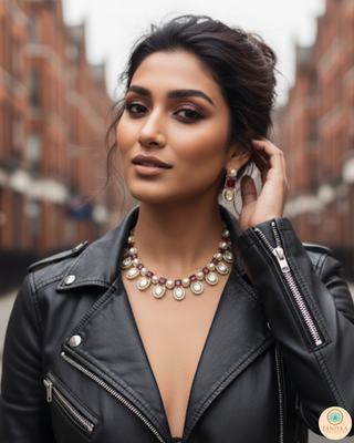 The Verra Necklace Set (Red)