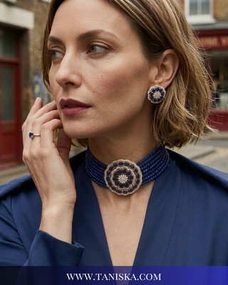 The Kensington Sapphire Choker Set