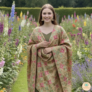 The Meenakari Bagh Phulkari Dupatta