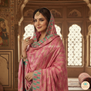 The Royal Rubellite Phulkari Dupatta
