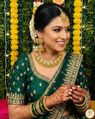 The Radiant Aavya Citrine Necklace Set