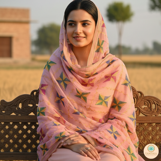 The Rose Garden Phulkari Dupatta