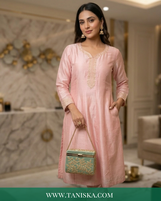 The Mint Meadow Velvet Clutch