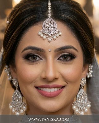 The Chandni Silver Reverse AD Bridal Suite
