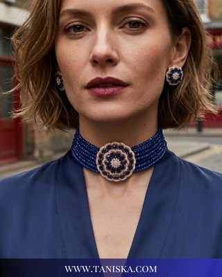 The Kensington Sapphire Choker Set