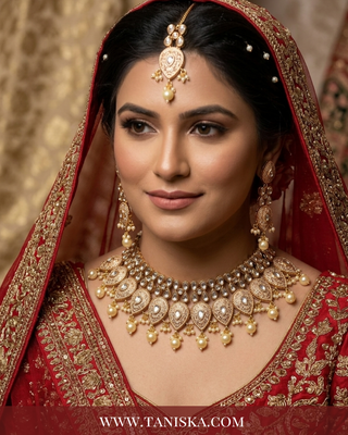 The Firuza Royal Meenakari Choker Set