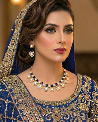 The Verra Necklace Set (Royal Blue)