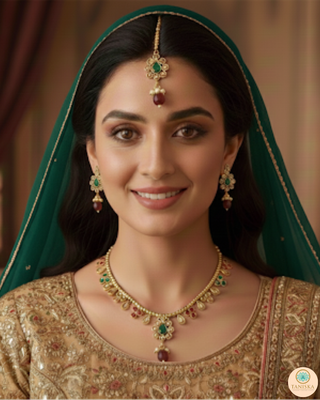 The Navratna Necklace Set