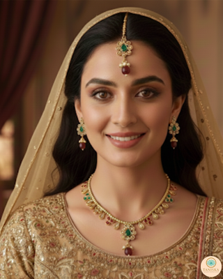 The Navratna Necklace Set