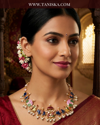 The Utsav Meenakari Heritage Necklace - Chain Only