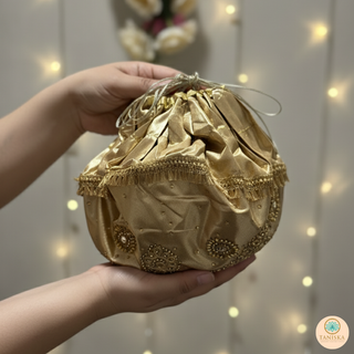 1 Multi-Purpose DORI RUMAL (Gift Bag, Thaal Cover, Potli Bag - Perfect for: Indian Wedding, Shagan Ceremony, Chunni Charhana, Bridal Shower, Baby Shower, Maiyan, Weddings, Favors, Shaadi, Walima)
