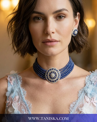 The Kensington Sapphire Choker Set