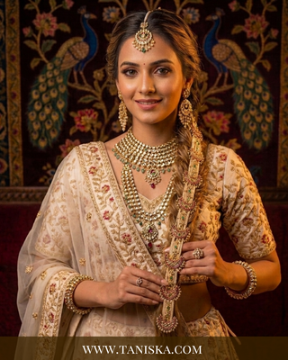 Imperial Pachi Kundan Bridal Choti