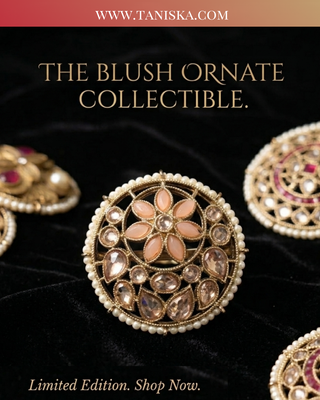 The Blush Ornate Mandala Ring