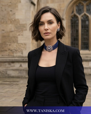 The Kensington Sapphire Choker Set