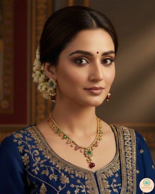 The Navratna Necklace Set