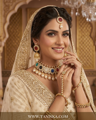 Navratna Inspired Multicolored Bridal Set