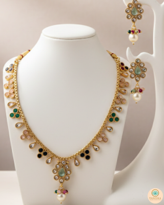 The Navratna Necklace Set