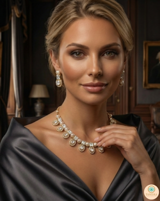 The Verra Necklace Set (Golden)
