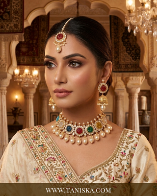 Navratna Inspired Multicolored Bridal Set